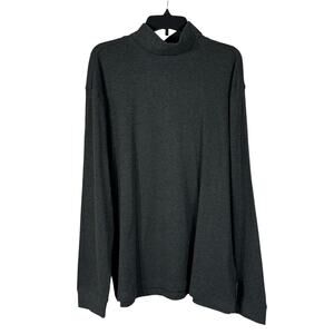 Field & Stream Mens X-Large Turtleneck Shirt Long Sleeve Stretch Pullover Gray